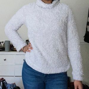 Fuzzy Light Purple Sweater